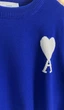 Светр AMI Paris Ami De Coeur Blue XL - изображение 2