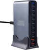 Сетевое зарядное устройство XoKo QC-800 GaN3 800W 10 портов Dark Grey (XK-QC-800) - изображение 1