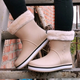 Женские теплые зимние резиновые полусапожки CROCS 41 р (26 см) бежевые - изображение 6
