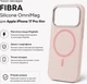 Чехол для смартфона Apple iPhone 17 Pro Max BeCover FIBRA Silicone OmniMag Light Pink (BC_716349) - изображение 2