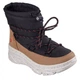 Ботинки для девочки Skechers Bottom Peak чёрные с бежевым 36 (197627164090) (23 см) - изображение 6