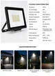 Прожектор AEON LED 100 Вт 9000 лм 6500 К SMD IP65 IP66 кут 120° вуличний алюмінієвий корпус 220 В - изображение 2
