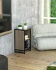 Приставная тумба-стеллаж в стиле лофт EcoLoft Норвио DSP-1532-4 - изображение 2