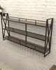 Настенная барная полка-витрина в стиле лофт EcoLoft Вестерн DSP-1519-4 - изображение 2
