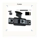 Автомобільний відеореєстратор 4 камери, повний огляд UKC 9728 110x70x30 мм, 150 г (52179-9728_895) - изображение 5