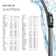 Щітки склоочисника HELLA 9XW358164191 Opel Astra, CORSA, Kadett; Mitsubishi Lancer; Honda Civic, Legend, Prelude; Hyundai Accent, Elantra, Lantra, Sonata; Nissan Almera, Micra; Toyota Corolla, Rav-4 - зображення 6