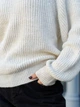Жіночий светр в'язаний оверсайз Raglan Sweater бежевий One Size - зображення 3