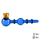 Стеклянная Трубка "Oil pipe Bamboo Blue" - изображение 2