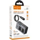 АЗУ инвертор Hoco Z66 New PD66W+QC3.0 (2USB-A/1C/2xSocket) (0.5m) Black - изображение 2