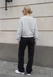 Жіночий світшот стаф сірий меланж із флісу спортивна кофта Staff make gray melange fleece S (406870) - зображення 5