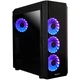 Корпус Chieftec SCORPION III GL-03B-OP 4x120mm A-RGB, Type-C ATX, без БЖ, Black - зображення 1