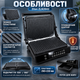 Электрогриль Zilan контактный 2000 Вт гриль барбекю антипригарный сенсорный для мяса овощей рыбы тостов 5 Smart программ DIY таймер съемные пластины 290 на 230 мм - изображение 2