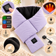 Шарф с подогревом электрический USB Intelligent Heating Scarf, 3 режима, фиолетовый - изображение 3