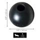 Іграшка KONG Extreme Ball для собак, надміцний м'яч, з отвором для ласощів, розмір S - зображення 2