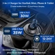 Автомобильный адаптер питания 3-в-1 для Starlink Mini, 12–24 В, DC + USB-A + USB-C YL-ST0013 - изображение 4