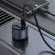 Автомобільний зарядний пристрій HOCO Z57B USB-A + USB-C PD 45W QC3.0 63W з LED-дисплеєм, графітовий - зображення 6