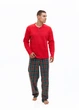 Піжама чоловіча Family Look з бавовни Наталюкс XL червоний (9416172414141) - зображення 2