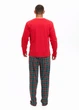 Піжама чоловіча Family Look з бавовни Наталюкс XL червоний (9416172414141) - зображення 6
