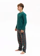 Піжама дитяча Family Look з бавовни Наталюкс 34р. 122см-128см зелений (9456134888841) - зображення 3