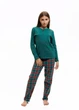 Піжама дитяча Family Look з бавовни Наталюкс 34р. 122см-128см зелений (9456134888841) - зображення 7