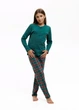 Піжама дитяча Family Look з бавовни Наталюкс 34р. 122см-128см зелений (9456134888841) - зображення 10