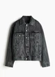 Джинсова куртка H&M 18645 Чорний S (1222) - зображення 1