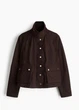 Куртка H&M 18589 Темний коричневий L (1283) - изображение 1