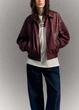 Куртка Bershka 18621 Бордовий L (1524) - изображение 1