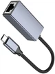 Адаптер Hoco UA37 Type-C to RJ45 Gigabit Ethernet Metal Gray - зображення 2