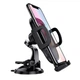 Автотримач для телефона BOROFONE BH37 Route push type suction cup car holder Black - зображення 5