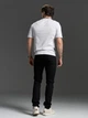 Стрейчевые базовые джинсы Slim Fit без потертостей ISSA PLUS GN4-180 40 черные (issa2007682870967) - изображение 3