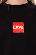 Костюм для дівчинки Love (світшот+штани) Liven 134 Чорний uaclp-16537 (uacl-16537-238382) - изображение 4