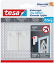 Гачок клейкий TESA Powerstrips для шпалер та штукатурки 2 шт. до 0.5 кг (77772-00000) - зображення 1