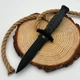Ніж туристичний з фіксованим клинком 1820 Microtech Outdoor Black у піхвах - изображение 2