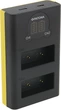 Зарядний пристрій PATONA Dual LCD USB Charger для Fuji NP-W126 HS30 EXR HS30EXR HS-30EXR HS33 EXR HS33EXR HS-33EXR XPro 1 X-Pro 1 (4055655212120) - зображення 1