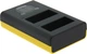 Зарядний пристрій PATONA Dual LCD USB Charger для Fuji NP-W126 HS30 EXR HS30EXR HS-30EXR HS33 EXR HS33EXR HS-33EXR XPro 1 X-Pro 1 (4055655212120) - зображення 3