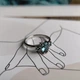 Серебряное кольцо с топазом Лондон Блю 0.963ct, вес изделия 2,26 гр (2178033) - изображение 5