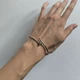Серебряный браслет с фианитами, вес изделия 7,42 гр (2211334) - изображение 6