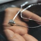 Серебряное колье с фианитами, вес изделия 4,36 гр (2215974) - изображение 6
