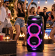 Портативная акустическая система ZPX ZX-7792 250 Вт, 2×10", Bluetooth, TWS, RGB LED, UHF-микрофон - изображение 3