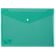Папка-конверт Deli Aurora E5505, A4, на кнопці зелений - зображення 2