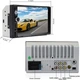 Автомагнитола CAMECHO 7010B 2-DIN 7" Bluetooth MirrorLink USB/TF/FM + камера заднего вида - изображение 2