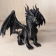 Колекційна статуетка дракон Тейрн (Tairn) Четверте крило 3D-друк Фентезі фігурка Чорний - изображение 2