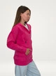 Женское однотонное худи на молнии Pink Daisy Малиновый M (5021) - изображение 3