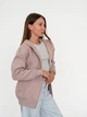Жіноче однотонне худі на блискавці Pink Daisy Пудровий M (5021) - зображення 4