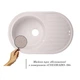 Кухонна мийка Lidz 780x500/200 COL-06 (LIDZCOL06780500200) - зображення 3