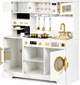 Дерев'яна дитяча кухня EcoToys 93 x 87.5 x 32.5 см Біла TL106009 (5905817013340) - зображення 3