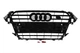 Решетка радиатора Audi A4 / S4 B8.5 2012-2016 стиль S4 хром + черный глянец - изображение 2