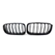 Ніздрі решітки радіатора переднього бампера BMW 3 series F30/F35/F31 2011-2019 Black 2BAR - зображення 4