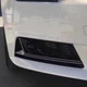Решітки бокові переднього бампера Audi A4 B9 2015-2019 Black під радар - зображення 4